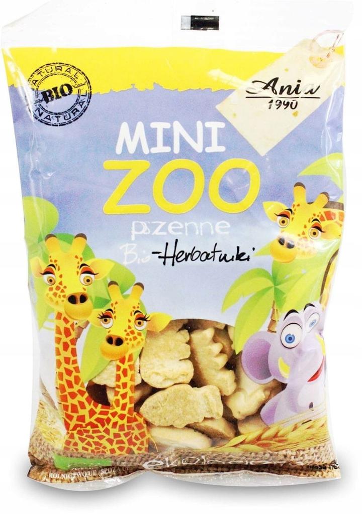 Biscotti Biologici Mini Giungla Ania Mini Zoo 100g