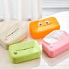 Cream Style Soft Silicone Tissue Box for Living Room Coffee Table