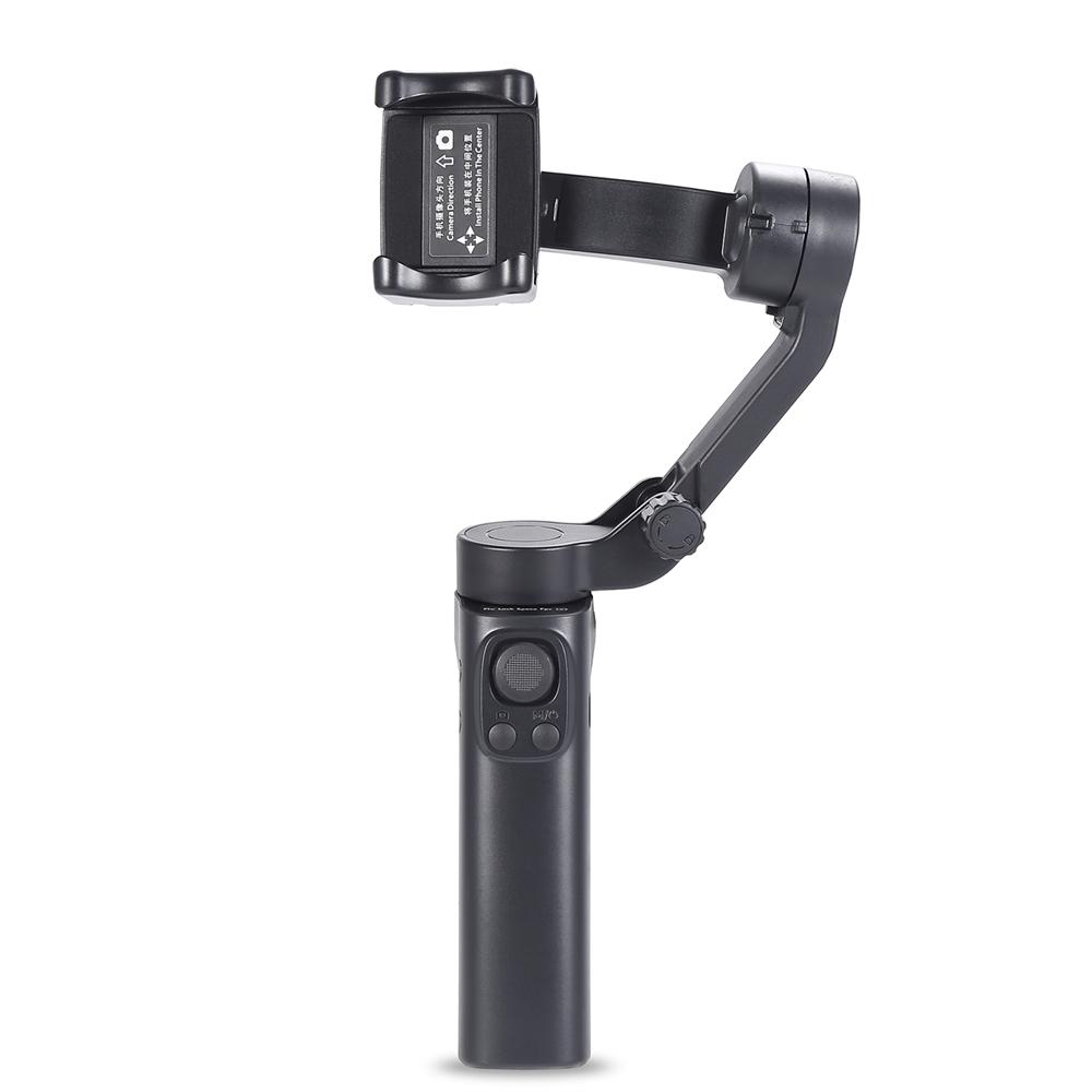 F5PLUS Foldable Three-axis Motorized Gimbal AI Face Follow Shooting Cell Phone Stabilizer Production Artifacts