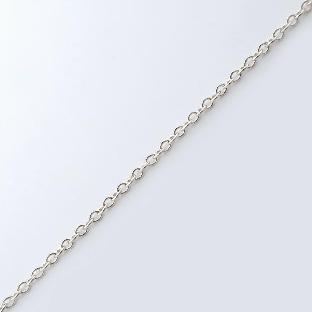 TIFFANY&Co. Open heart Necklace Elsa Peretti Silver925 heart 1.9g Women Used