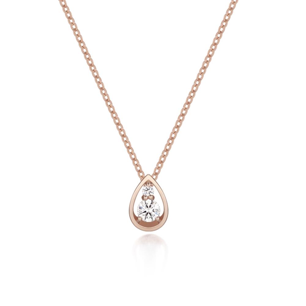 Stylus Bounce Pair 3 Diamond (1C) Necklace_211800130