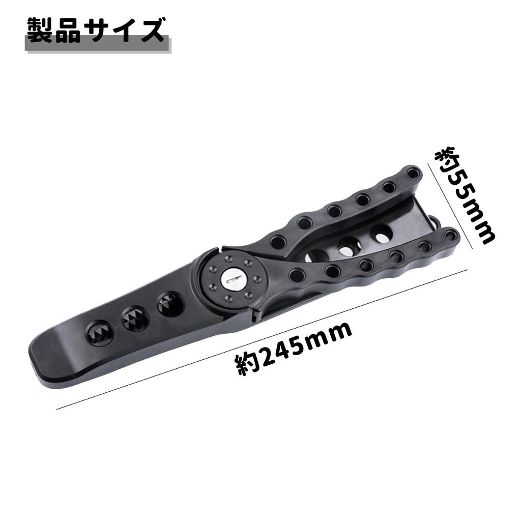 PAVIKE Fish Catcher Fish Grip Alligator Grip Fish Grabber Fish Pliers Easy to Grip Portable Design Fishing Gear Tooth-Shaped User-Friendly Non-Slip