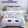 3pcs labubu pattern bedding set duvet cover set includes duvet cover &pillowcases, perfect all season bedroom decoration & gift
