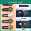 Magic 5pcs Metal Extender Button For Pants Jeans Free Sewing Adjustable Size Retractable Waist Extenders Button Universal Buckle