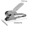 2 In1 Stainless Steel Nut Sheller Clamp  Kitchen gadgets Multi-Functional Seed Peeler Pliers Heavy-Duty Walnut Cracker Tool