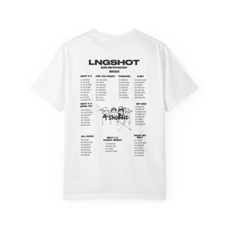 2026  Hot Sale Summer Fashion Trendy Tee Men Women Vintage Top 4shoboiz Lngshot Kpop Graphic Tee Moonwalkin Backseat Streetwear Shirt