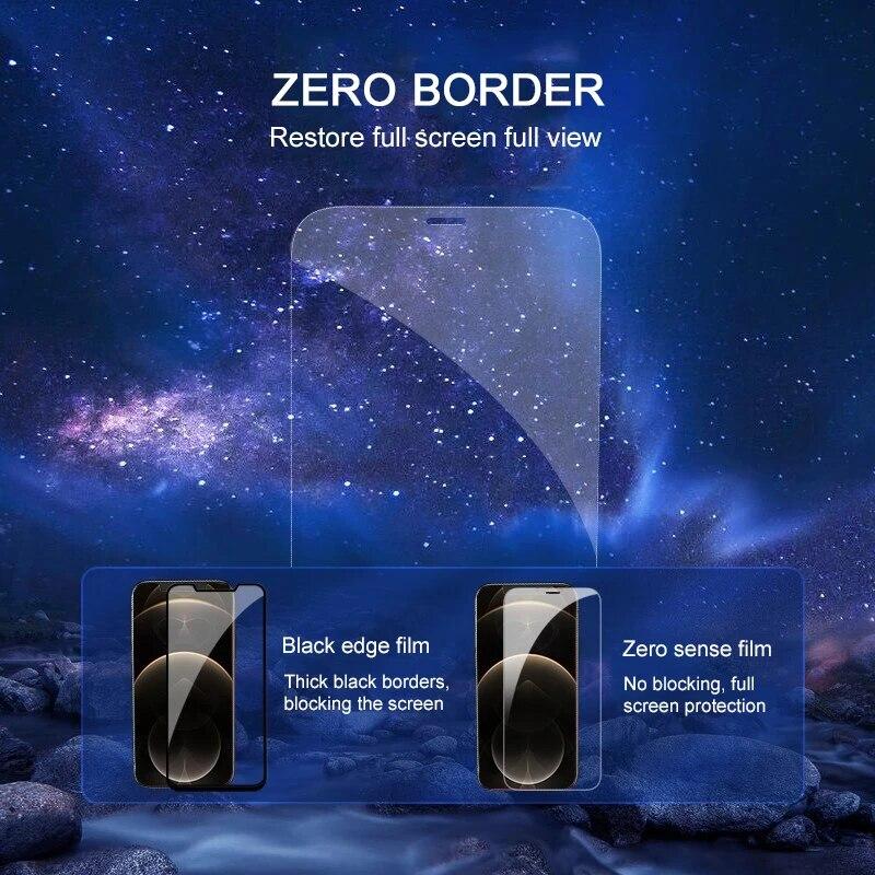 4Pcs Tempered Glass For iPhone 15 14 13 12 11 Pro Max Mini Screen Protector For iPhone 14 7 8 6S Plus 5 SE2022 XR X Xs Max Glass