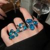 European & American Retro Triangle Open Index Finger Ring for Women