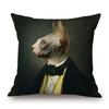 Sheep Rabbit Dog Cushion Cover Decor Lovely Animals Poster Beige Throw Pillows Case Home Pillowcase Sofa Decoration