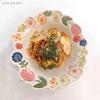 1Pc Healthy Underglaze Painted Ceramic Plates Exquisite Floral Pattern Porcelain Tableware Fruit Salad Bowls Kitchen Accessories