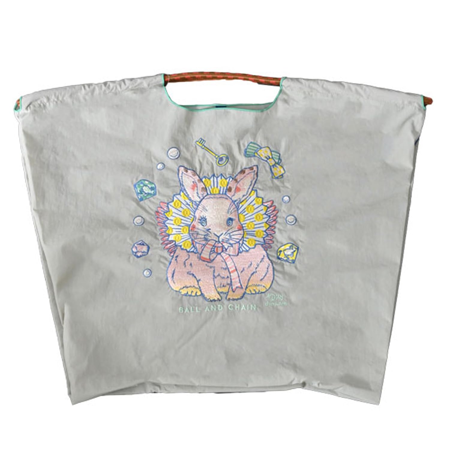 

Ball and Chain подлинная сумка для покупок L Collaboration Rabbit Eco Bag 313100 [Ball & Chain] D[di] DMRABBIT (DMRABBIT/L.GRAY, L)