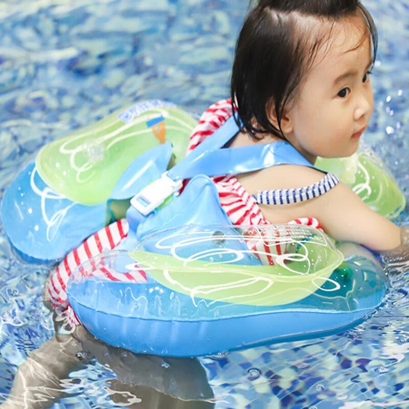 WEZHO Toddler Inflatable Swim Float with Canopy