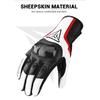 Motorcycle Gloves Leather Men Gloves Summer Cycling Motorbike Guantes Moto Motocross Bicycle Touch Screen Breathable Protective