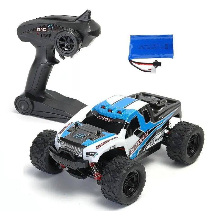 New 4WD Rc Car 2.4GHz Rc Car All Terrain High Speed Car Monster Truck 45 Km/h 1:18 Off-road Truck Toy Children Birthday Gift