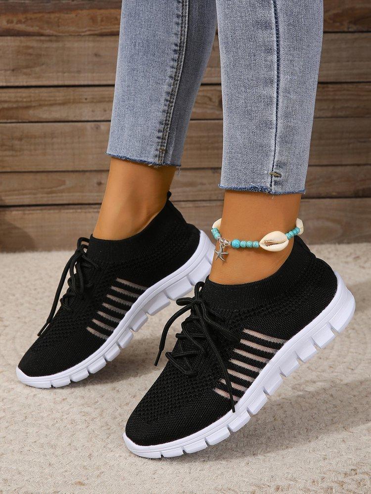 New Women's Sneakers Spring Flat Shoes Casual Women Vulcanized Summer Light Mesh Breathable Female Running Shoes