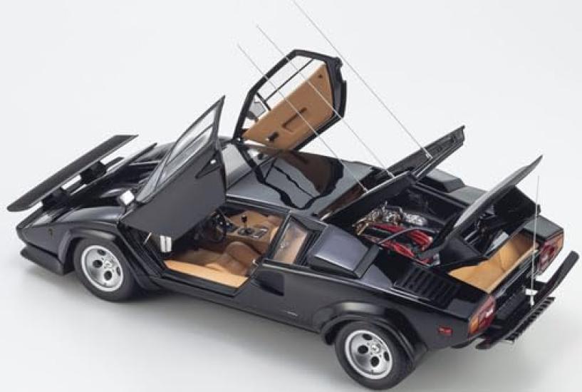Kyosho Original Lamborghini Countach LP400S Cannonball KS08320BKCR 1/18 (Finished Model)