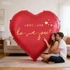 1pcs Romantic Love You Heart Balloon Valentine Wedding Party Decoration Backdrop Proposal Decor Party Surprise Accessory Red