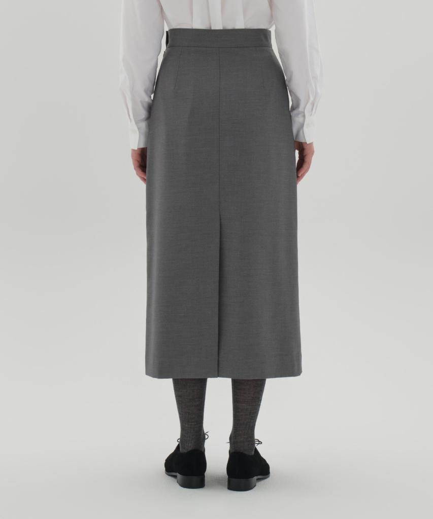 JUN BY JUN K Classic H-Line Skirt_Gray