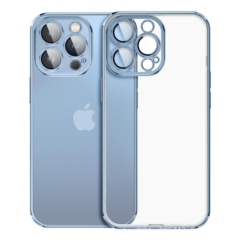 Applicable To Apple IPhone 14Pro Full-inclusive PC Phone Case 15 Transparent 12/11/13 Hard Case Xs