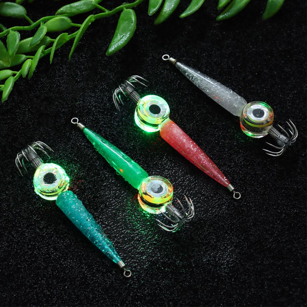 Angling Supplies Attracting Fish Squid Hooks Led Fish Lamp Lure Light Bait Light Flashing Luminous