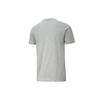 Puma Lässiges Sport-Print Rundhals Kurzarm T-Shirt Herren Tops Grau 581903-03
