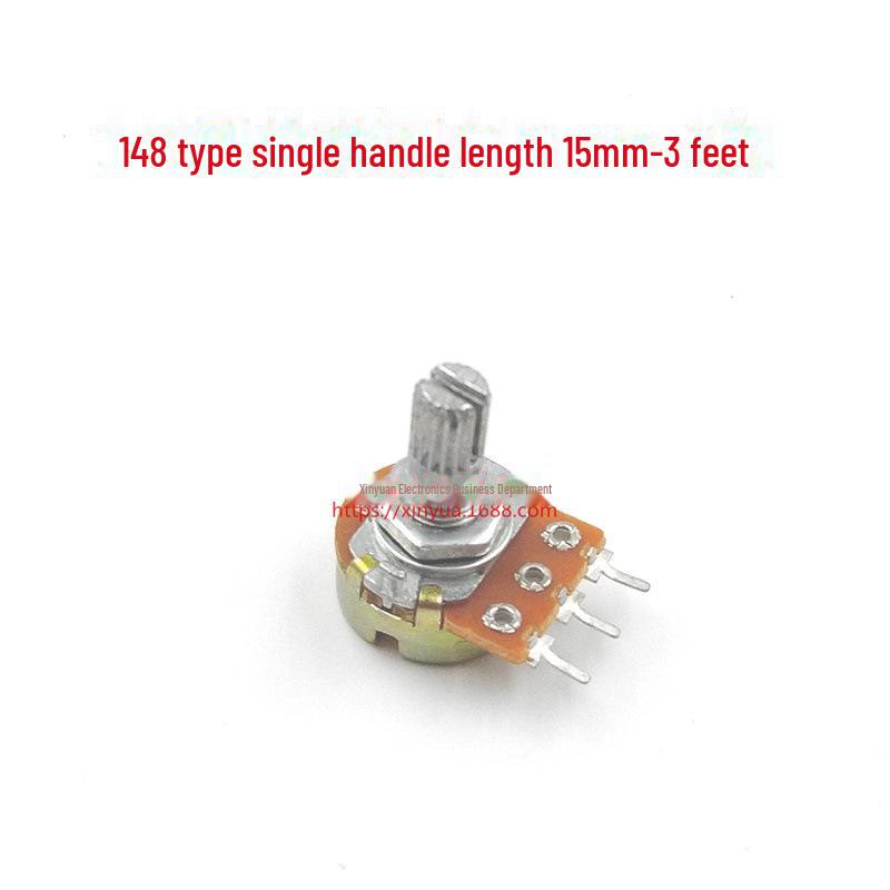 WH148 Potentiometer: B1K, B2K, B5K, B10K, B20K, B50K, B100K, B500K, B1M Options