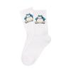 Cartoon  White Cotton Socks Unisex Breathable Sports Socks Anime Collectibles Cute Trendy Fashion Unique Birthday Gifts
