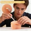 Stress Relief Nose Blackheads Removal Toy with Tweezers Bag Realistic Nose Acne Simulator Pimple Popping Blackheads Extractor Sensory Fidget Toy