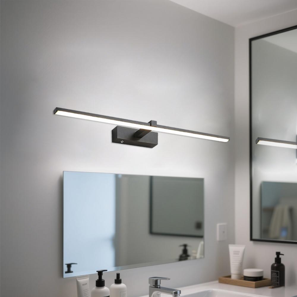 Modern LED Mirror Front Light USB Rechargeable Wiring Free For Bedroom Cloakroom Bathroom Mirror Restroom Indoor Lighting