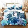 Cool Hinagiku & Sakura Spring Ritual Art Print Duvet Cover + 2 Pillowcases Twin Full Queen King Fantasy Anime Bedding Set