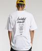 CREAM SODA LAB [2Pack] Quarter Logo Short Sleeve T-Shirt White (Blue) White (Black)