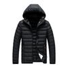 Herbst Winter Herren Leichte Daunenjacke Mode Mit Kapuze Kurze Große Ultradünne Leichte Jugend Slim Coat Daunenjacken