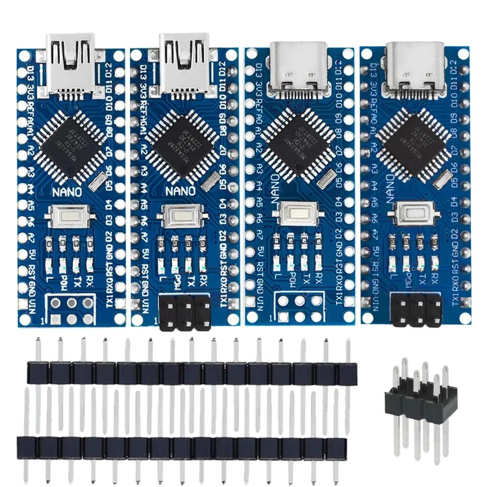High Quality Nano 3.0 Controller Nano CH340 USB Driver ATMEGA328 ATMEGA328P Nano Mini USB With the Bootloader for Arduino