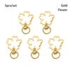 5pcs/set Metal Snap Hook Trigger Clips Buckles For Keychain Lobster Clasp Hooks for DIY Making Necklace Key Ring Clasp