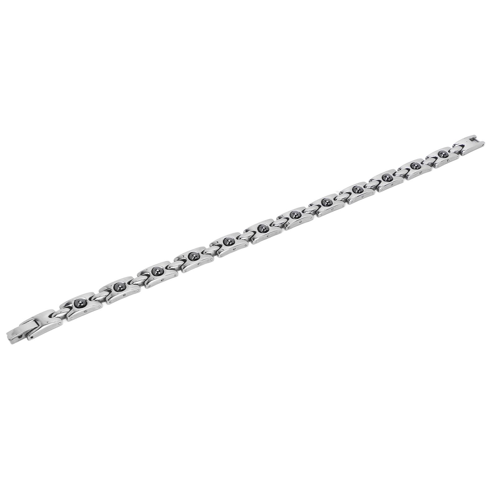 Magnetic Therapy Bracelet Weight Loss Joint Pain Relief Reduce Fatigue Titanium Steel Bracelets