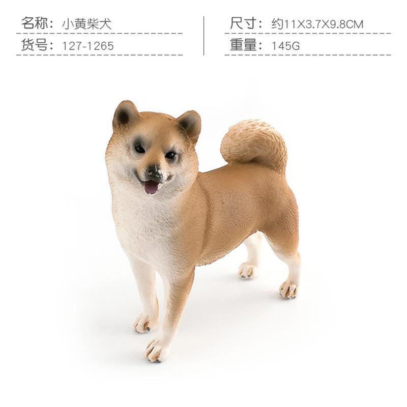 Simulation Animal Dog 6 Models Golden Retriever Teddy Shepherd Shiba Inu Corgi Pet Famous Dog Ornament Toy