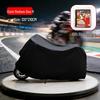 Motorcycle & Bicycle PEVA Cover: Customizable Logo, Single Layer, Waterproof & Sunproof Protection for Electric Vehicles