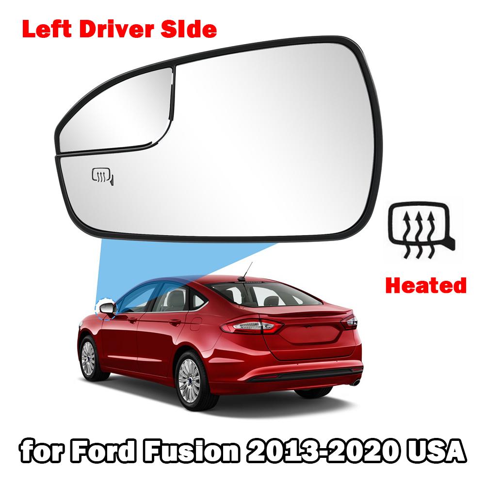 Car Side Mirror Housing Frame Rear View Mirror Holder Black For Ford Fusion 2013 2014 2015 2016 2017 2018 2019 2020 USA Version