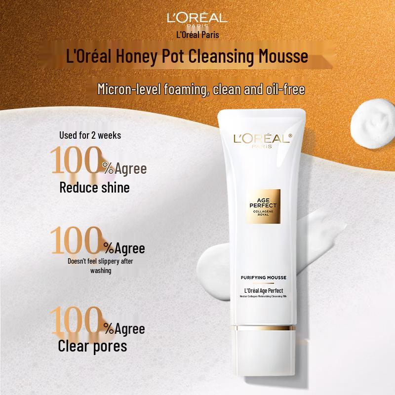 L'Oréal Collagen Little Honey Pot Mousse Cleanser