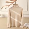 Autumn And Winter Pile-Neck Cashmere Sweater Solid Color Cashmere First-Line Ready-To-Wear Cross-Road Sweater Loose Casual Solid Color Knitted Sweater