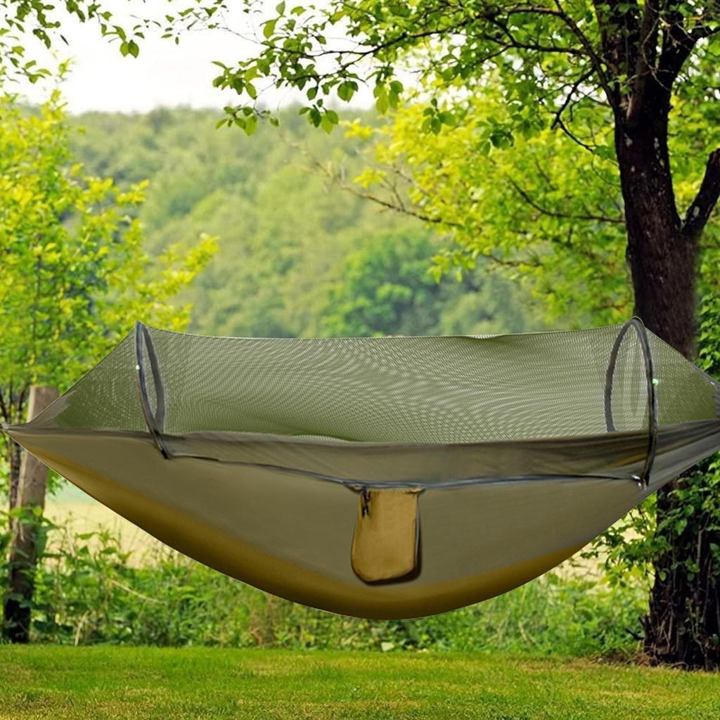 Backpacking Hammock 2 Person Camping Portable Hammock Tent Backpacking Accessories Sun Protection For Indoor Outside Hiking