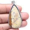Pendant Picture Jasper Gemstone Handmade Gift For Her Silver Jewelry 2.25"