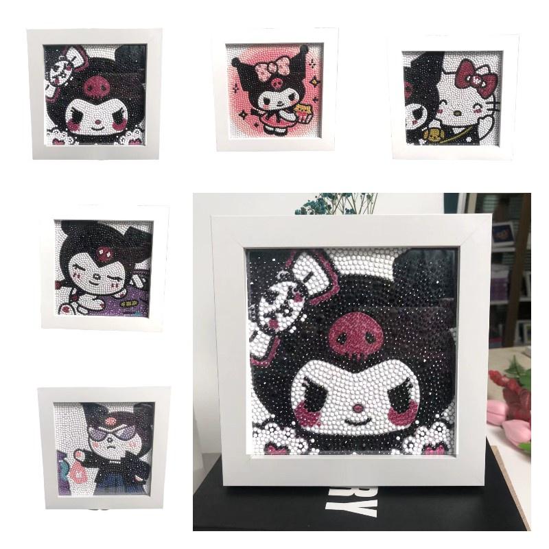 Neues Cartoon-PVC-Stick-Diamantgemälde mit Kunststoffrahmen Perfektes Geburtstagsgeschenk für Kinder und Erwachsene