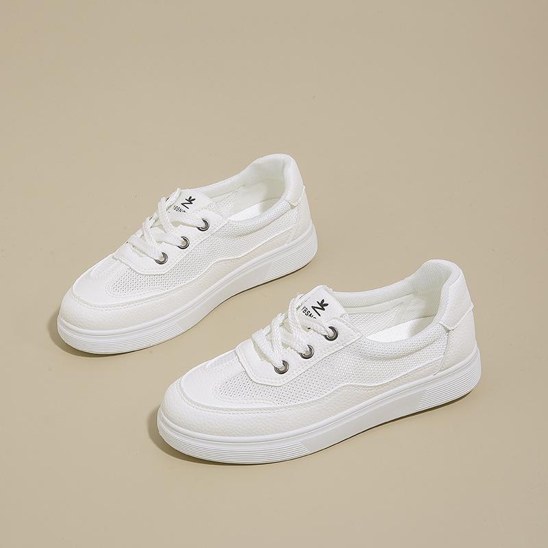 Little White Shoes Children's Summer New Schoolgirl Casual Net Versatile Half Slippers Street Shot