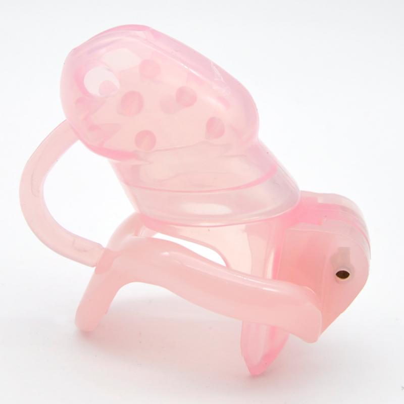 Cage à pénis HT V3 pour homme, anneau en silicone barbelé de petite taille/standard avec anneau en résine fixe, dispositif de chasteté, jouets sexuels pour adultes, A362-3