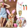 Easter Dog Costumes Cute Headband Reversible Eggs Puppy Bandana Bowtie Easter Outfits For Small Pet Clothes For Small Dogs Tutu