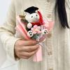Graduation Season Little Bear Crochet Bouquet Mini Bear Bouquet  School Graduate Gifts