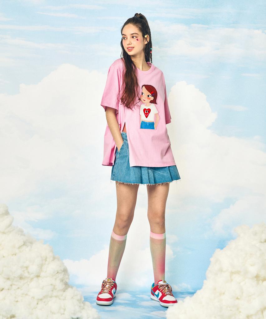 Yugsimwon Side Slit T-Shirt F Lia