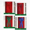 1Pc Christmas Flannelette Bow Blue Green Red Burgundy Flannelette 27 * 60 Cm Big Bows For Shopwindow Wedding Party Decorations
