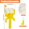 Paint Edger Roller Brush Kit Plastic Wall Paint Roller Multifunctional House Decoration Painting Brush Hand-Held Paint Edger